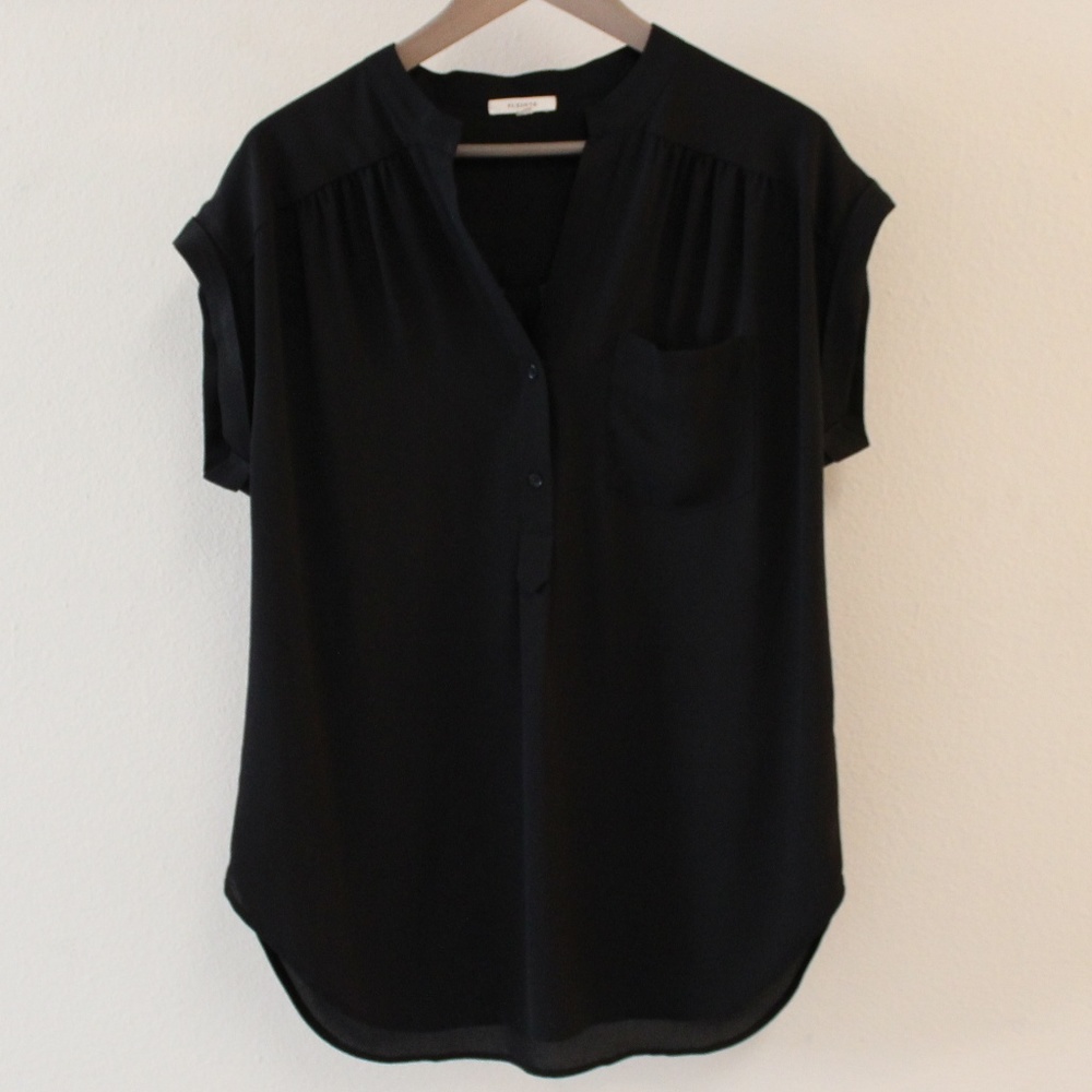 Flowy Cap Sleeve Blouse from Norstrom Rack